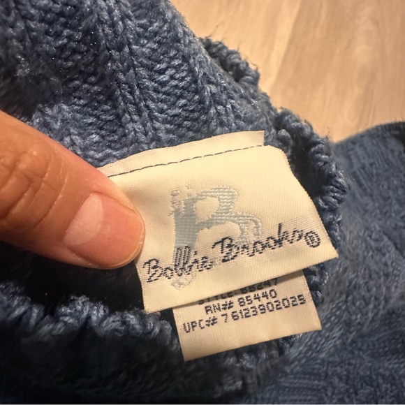 Billie Brooks Blue Heavy Knit Chunky Sweater Sz L - Picture 2 of 8
